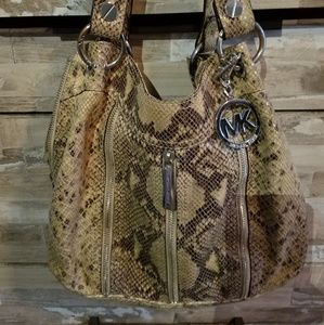 Snake skin MK purse